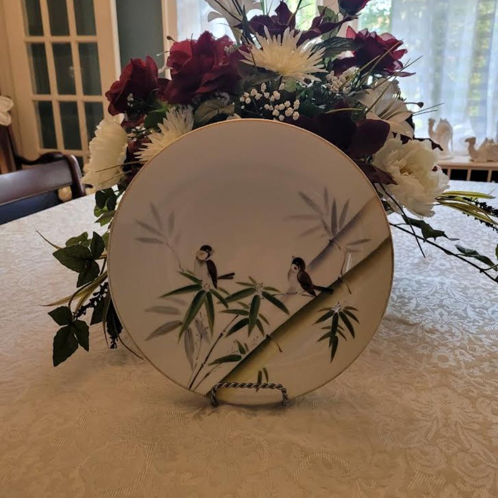 Vintage Japanese Bamboo Plate